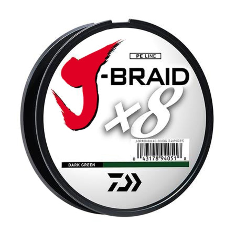Daiwa J-Braid X8 Chartreuse 15lb 165yd