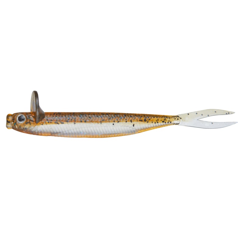 Deps Frilled Shad Champagne Pepper / Neon Pearl #114