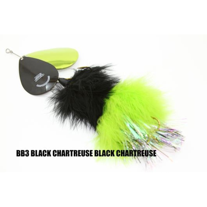 Musky Mayhem Big Bird Black Chartreuse