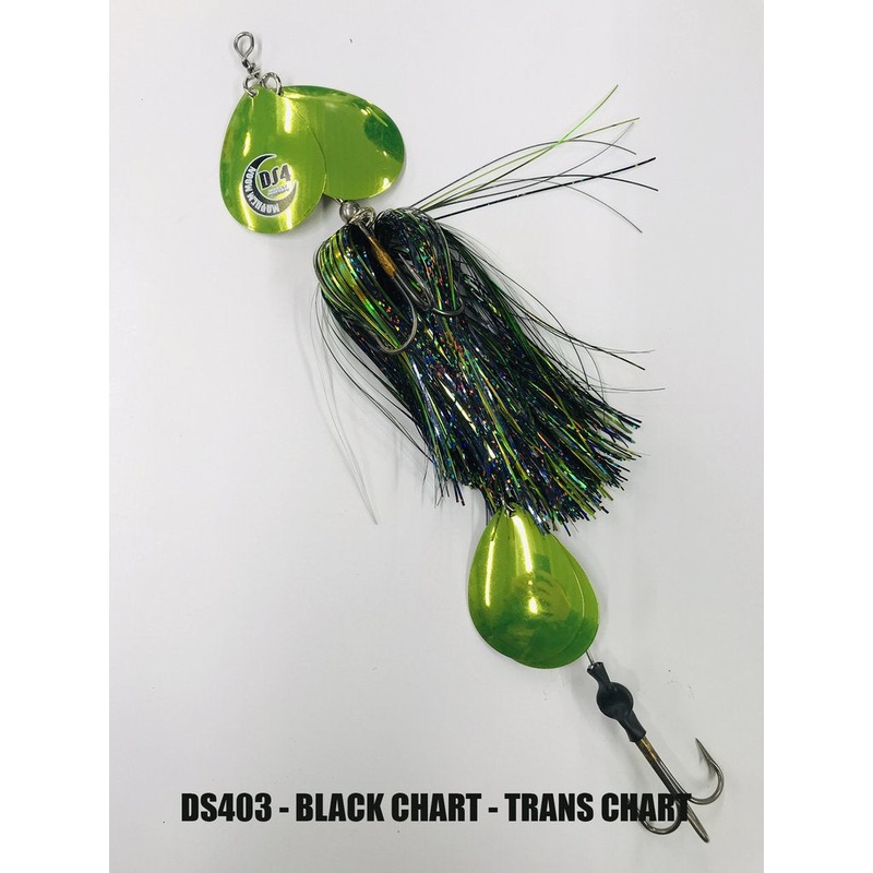 Musky Mayhem Mayhem Moon DS4 Black Chartreuse/ Chartreuse