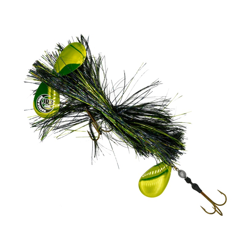 Musky Mayhem Mayhem Moon JR3 Black Chartreuse/ Chartreuse