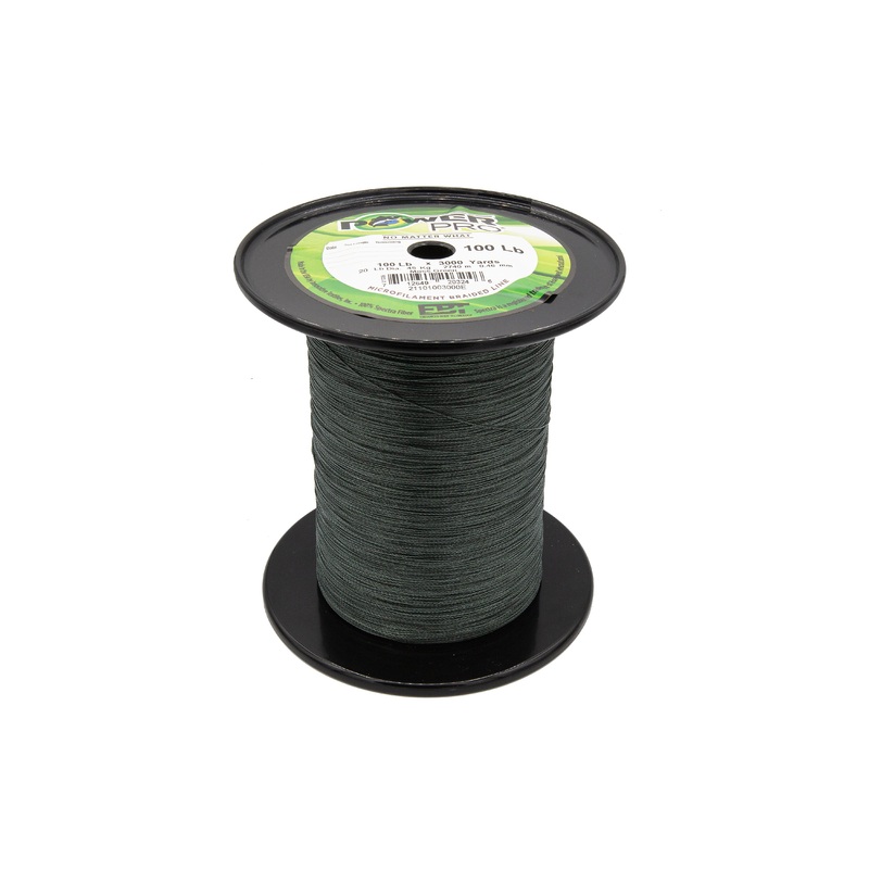 Power Pro Braid Bulk Spool Hi-Vis Yellow 10lb 1500yd