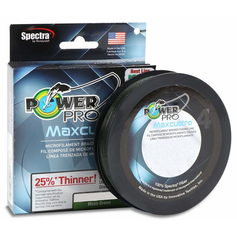 Power Pro MaxCuatro Moss Green 20lb 150yd
