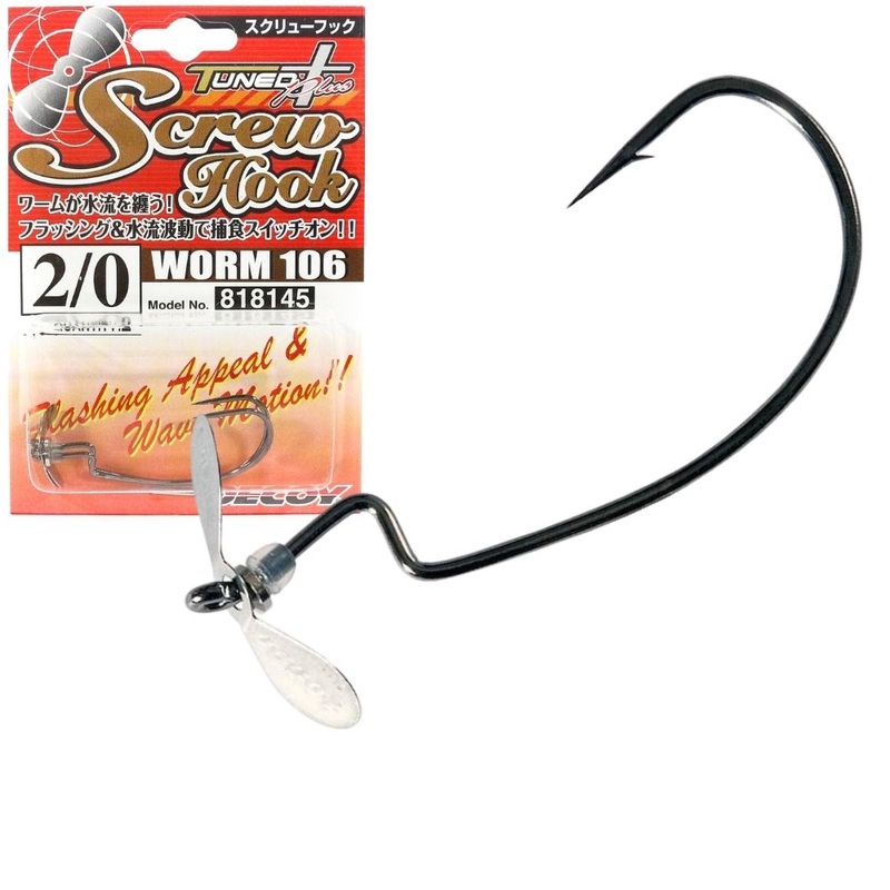 Decoy Worm 106 Screw Worm Hook 2/0
