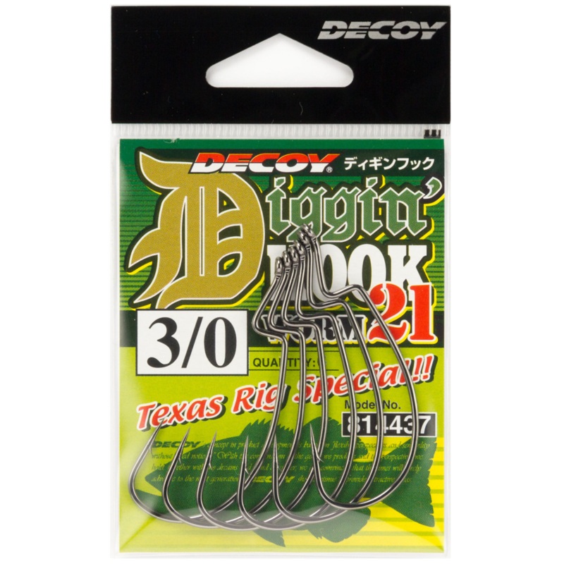 Decoy Worm 21 Diggin Hook 1/0