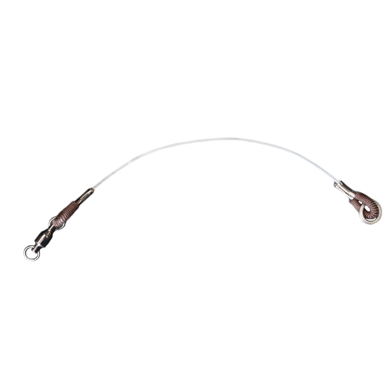 Huskie Muskie Solid Ring Fluorocarbon Casting Leaders 9"