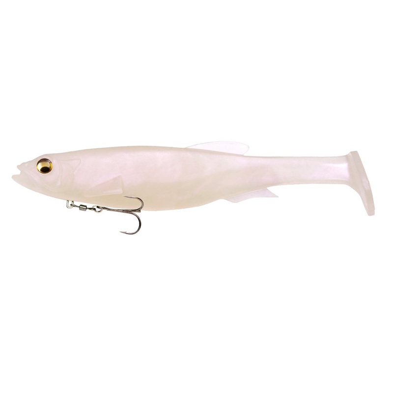 Megabass Magdraft 8" Albino Pearl Shad