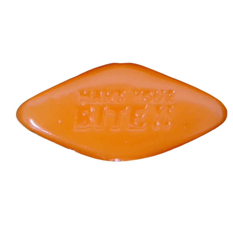 Mekarauroco Candy Fish Bubble Gum Orange