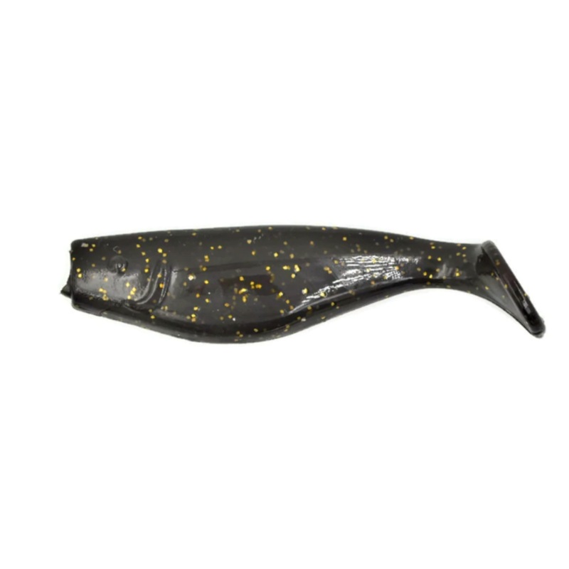 Nikko Sculler Shad Dark Brown Gold Flake