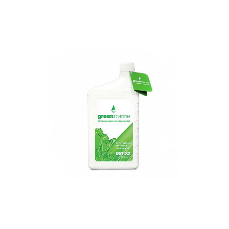Power Pole Green Marine ISO-32 Hydraulic Fluid 1qt