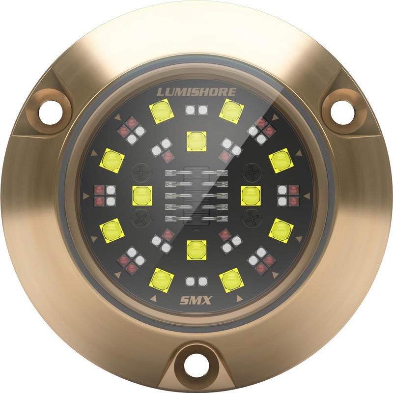 LUMISHORE SMX94 Full Color RGBW Surface Mount Underwater LED Lights