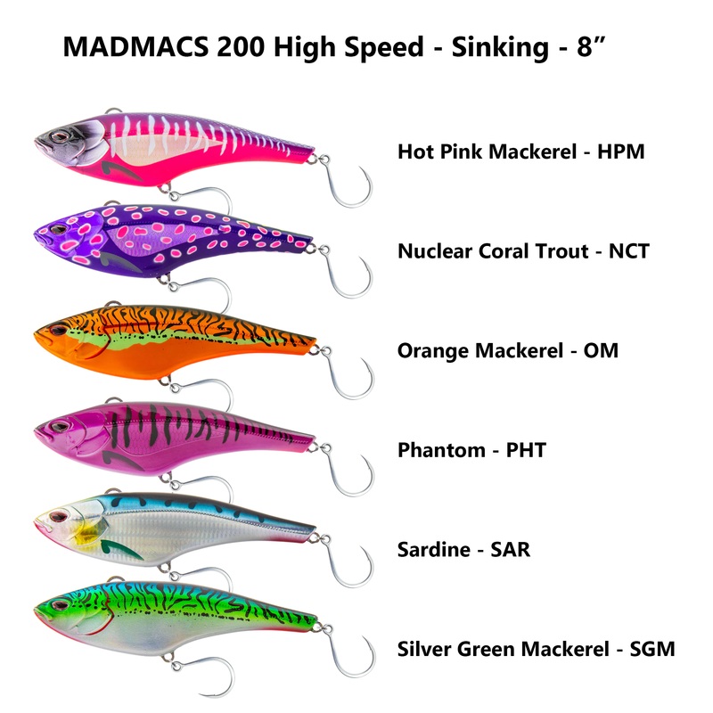 NOMAD DESIGN MADMACS 200mm Hot_Pink_Mackerel