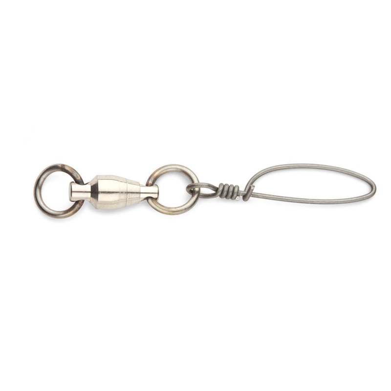 SAMPO Swivel with Double Welded Rings & Tournament Snap 60# Nickel