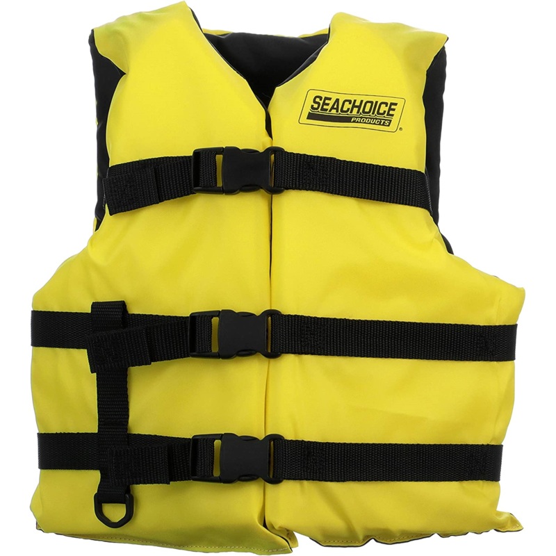 SEACHOICE 3 Belt Vest Black/Yellow Child