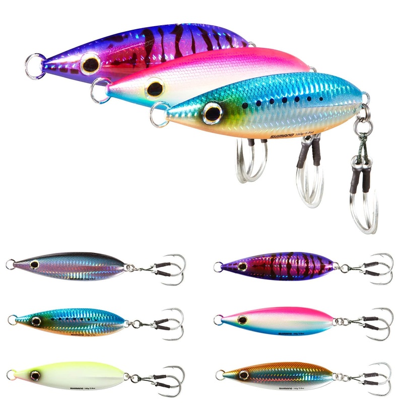 SHIMANO Flat-Fall Jigs 130G BlackAnchovyFF
