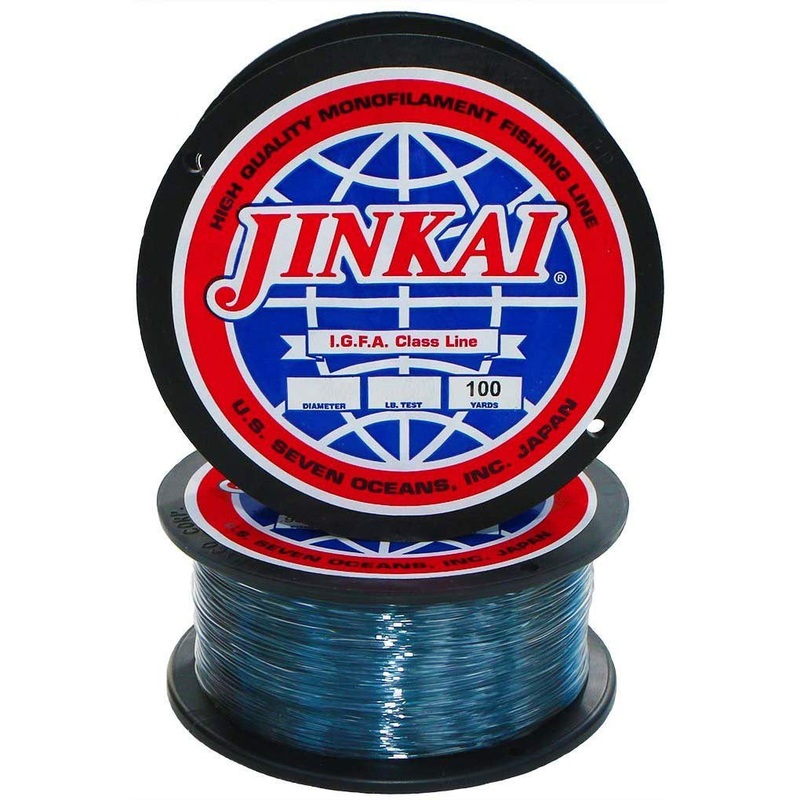 US SEVEN OCEANS JINKAI High Quality 100yd Monofilament Fishing Line - Smoke Blue 50#