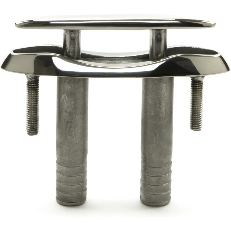 WHITECAP INDUSTRIES Stainless Steel E-Z Push-Up Cleat - 4-1/2"