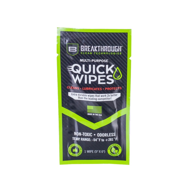 BREAKTHROUGH CLEAN TECHNOLOGIES Synthetic Mulit-Purpose CLP Quick Wipe (50/pk)