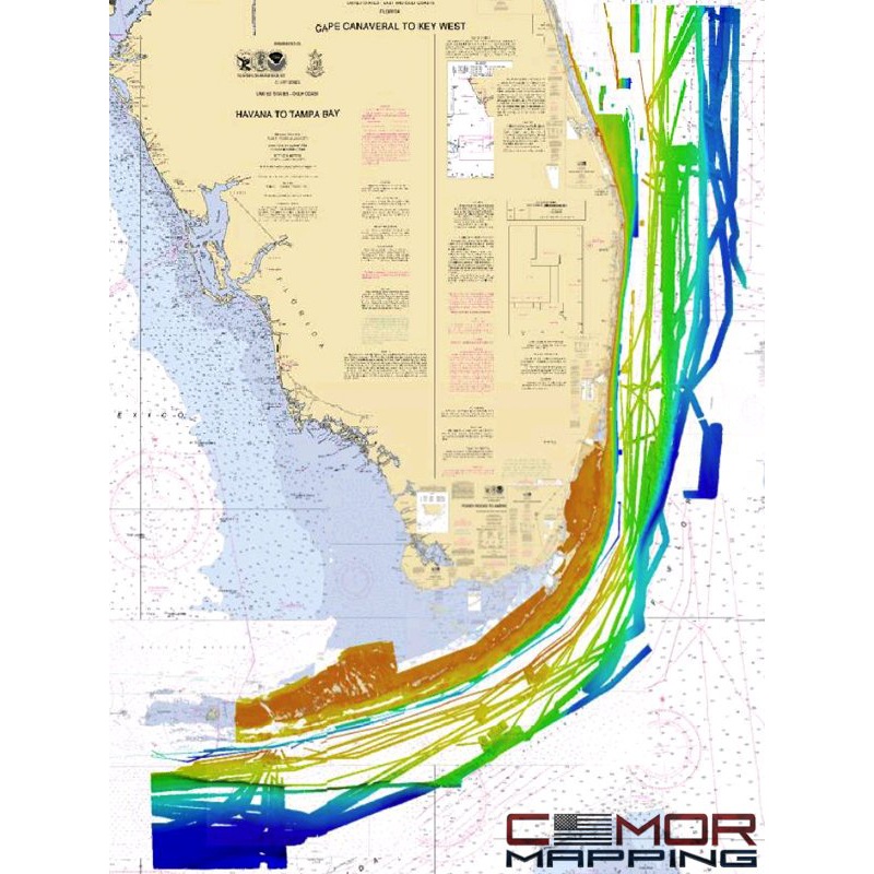 CMOR MAPPING South Florida V4 3D Relief Shading Card