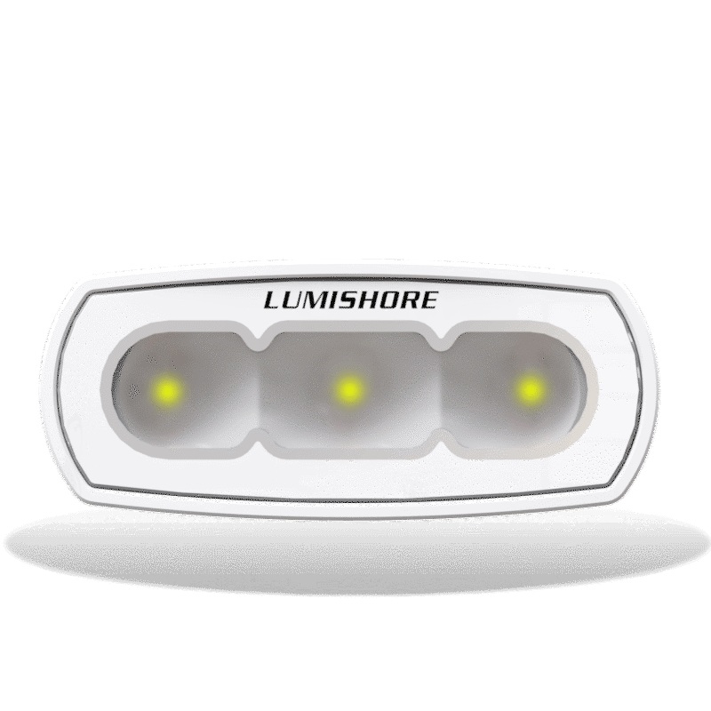 LUMISHORE Eclipse Flood Light - 4" White