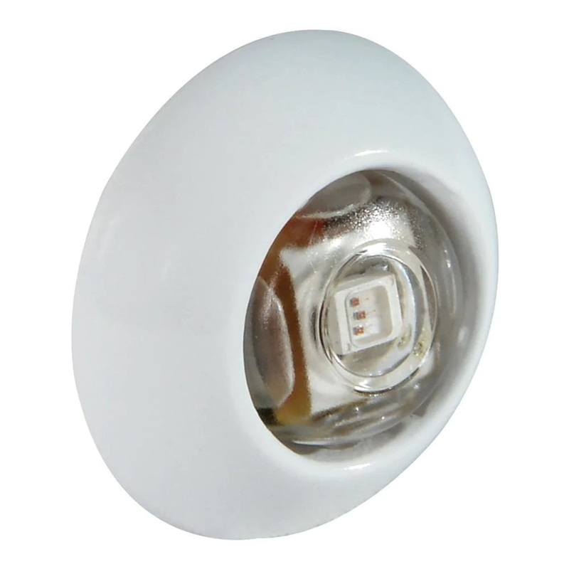 LUMITEC Exuma Courtesy Light White Housing Warm White Light - 360 Degree