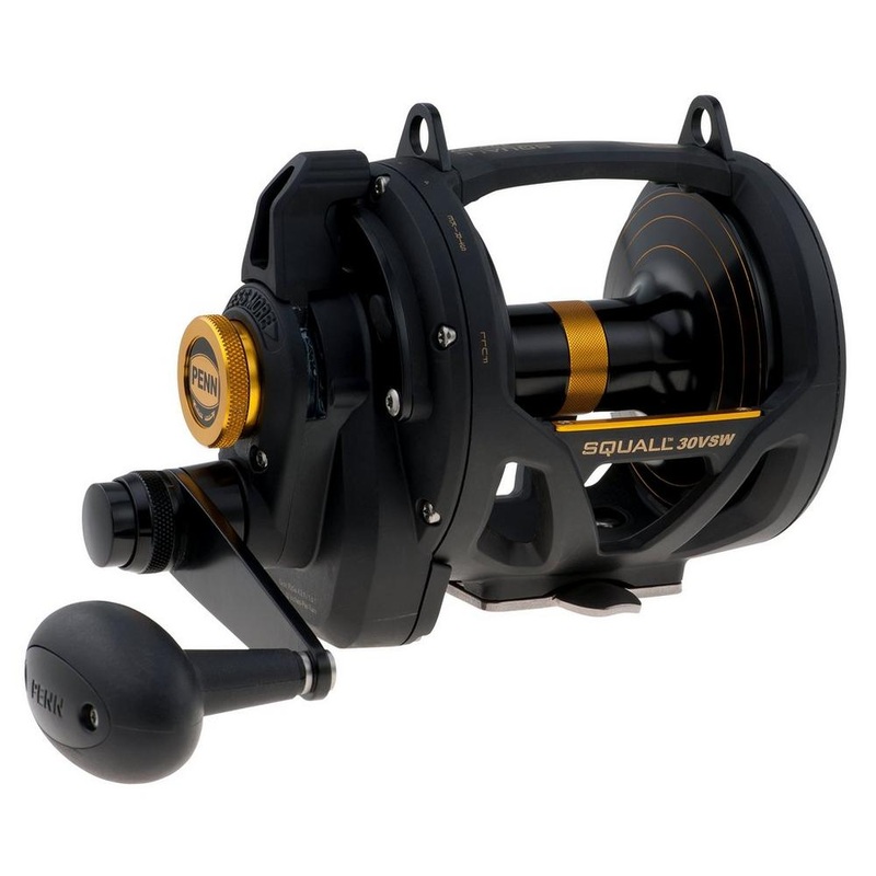 PENN Squall Lever Drag Wide 2-Speed 30W