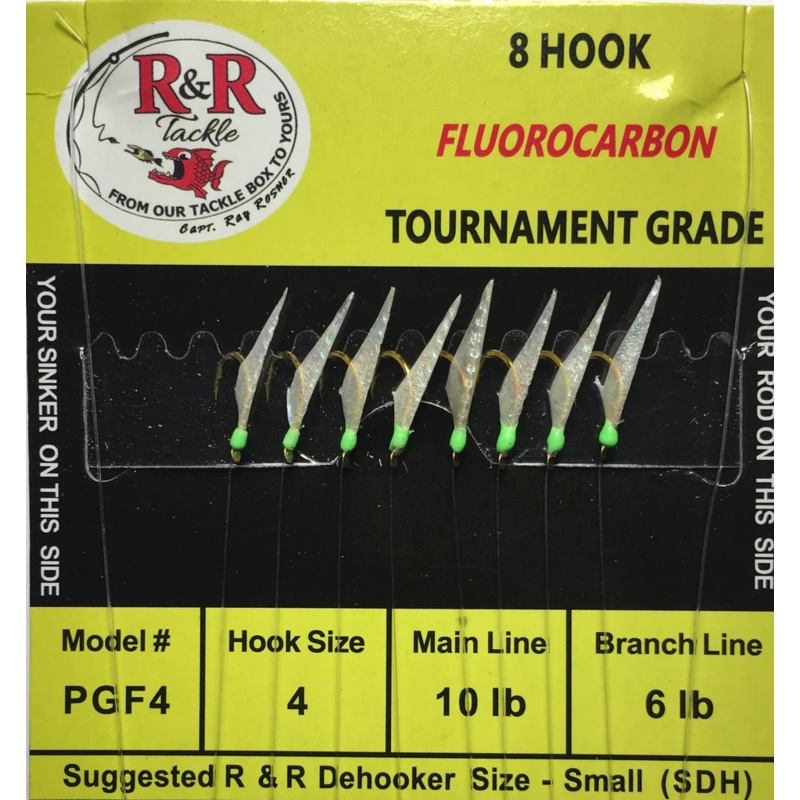 R&R TACKLE PGF4 Fluorocarbon Bait Rig