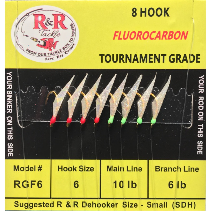 R&R TACKLE RGF6 FLUOROCARBON BAIT RIG
