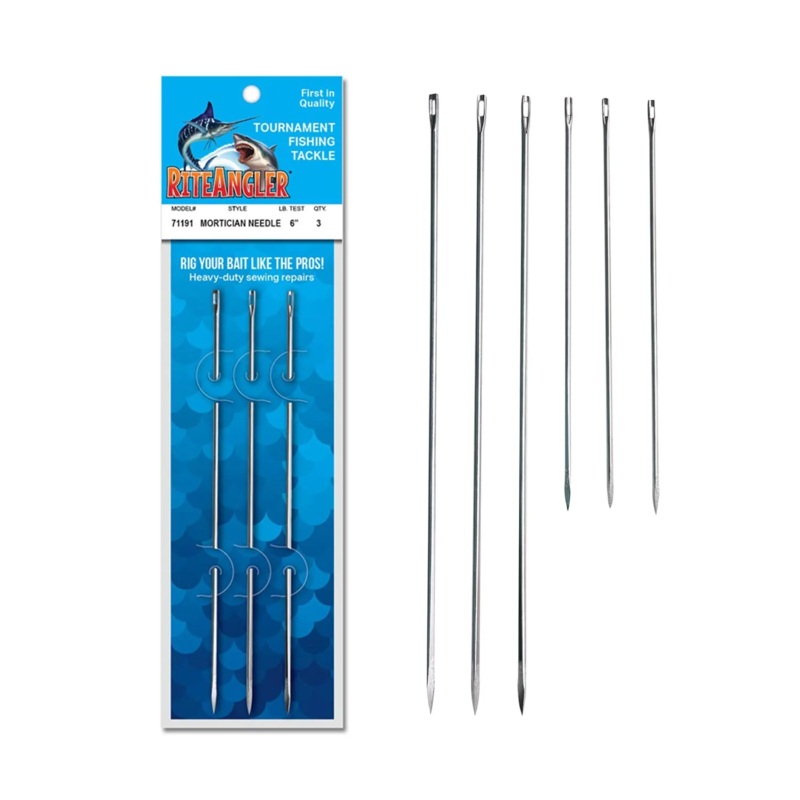 RITE ANGLER  Mortician Needle - 3 Pack 4"