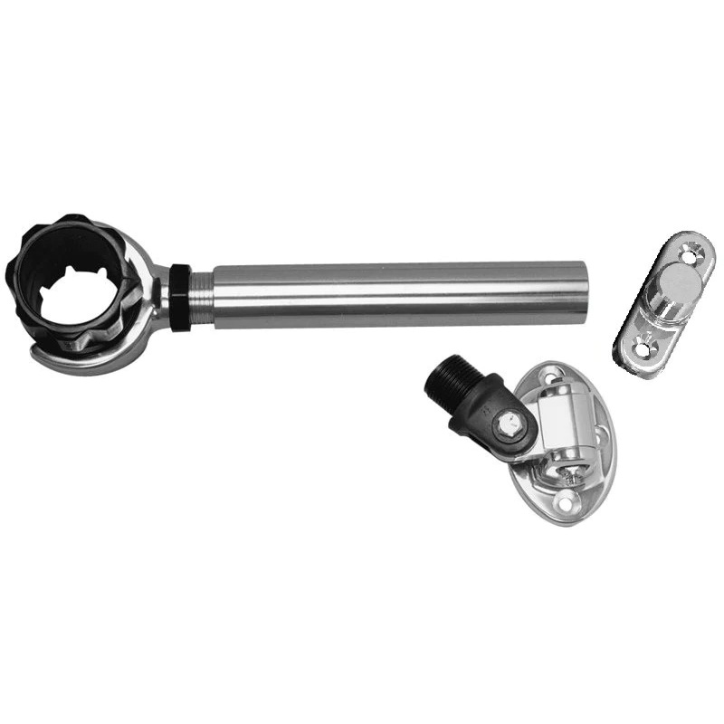 RUPP Threaded Antenna Support w/ Pipe Mount & 4-Way Base