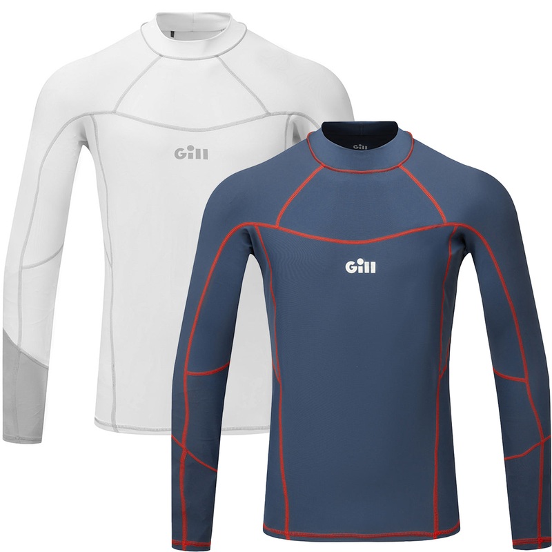 GILL Men's Pro Rash Vest Long Sleeve White XS