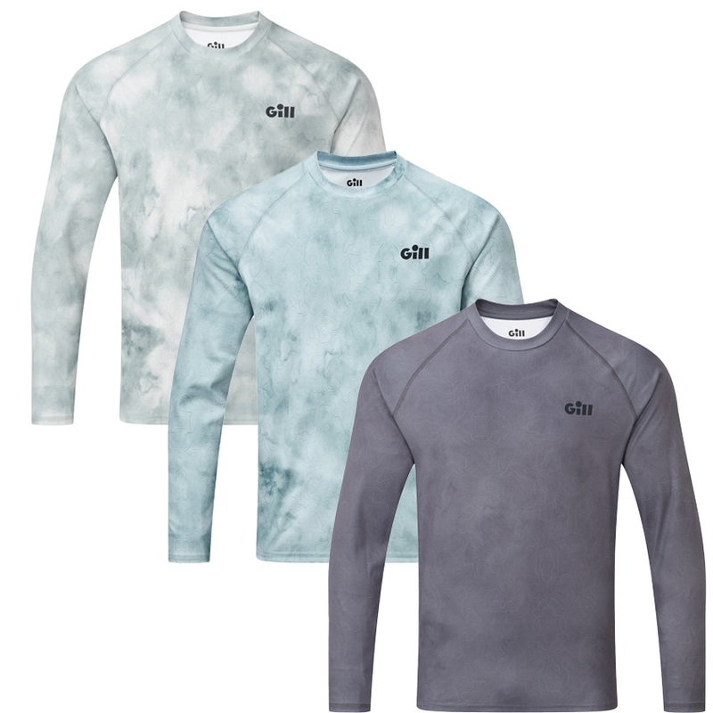 GILL XPEL Tec Long Sleeve Top - Men's Glacier-Camo XS