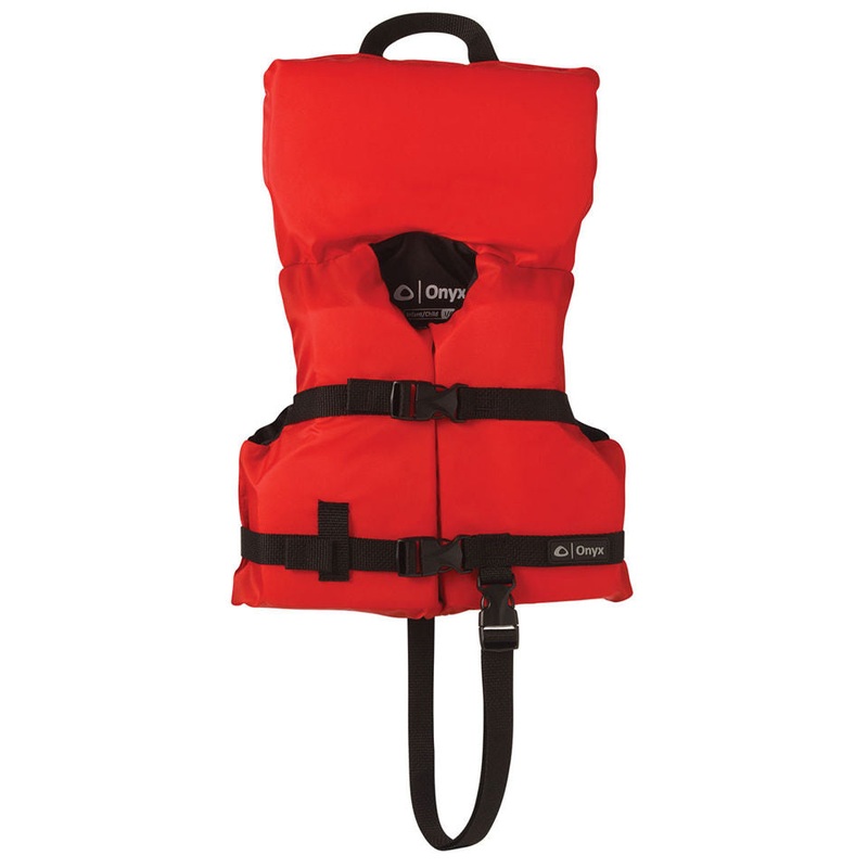 ONYX General Purpose Life Vests Infant/Child Red
