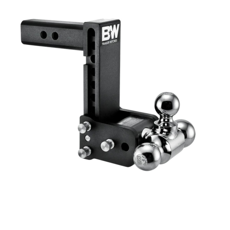 B&W HITCHES Tri Ball Model 10 - Black Powder Coat