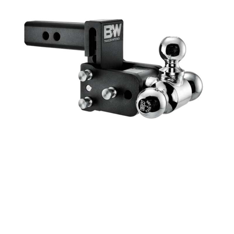 B&W HITCHES Tri Ball Model 6 - Black Powder Coat