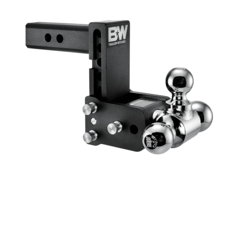 B&W HITCHES Tri Ball Model 8 - Black Powder Coat