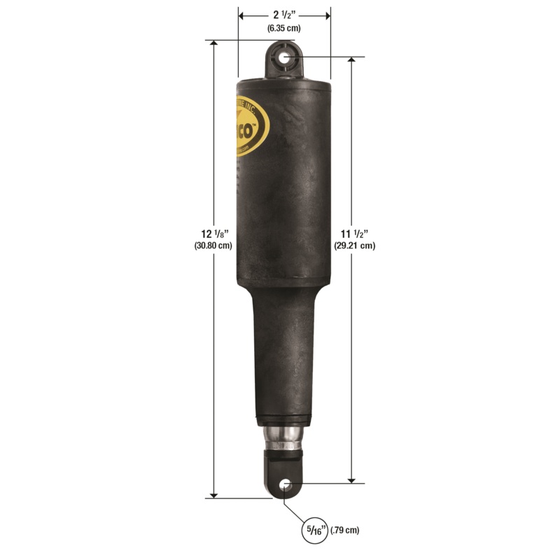 LENCO MARINE 101 Standard Actuator 2-1/4" (5.715 cm) Stroke: 12-Volt