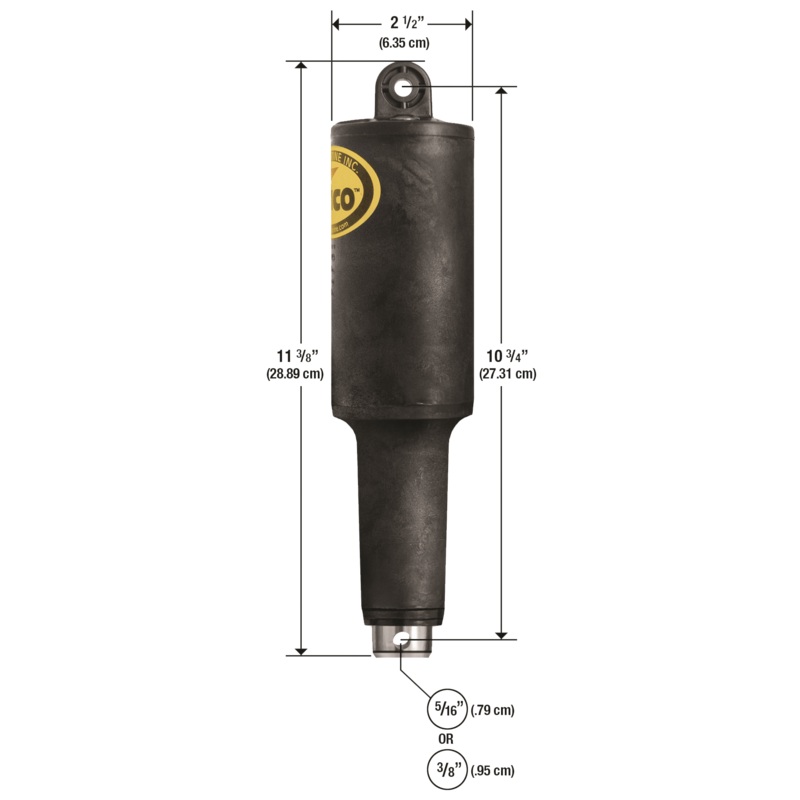 LENCO MARINE 101 XD Actuator 2-1/4" Stroke (5.715 cm) - 12-Volt
