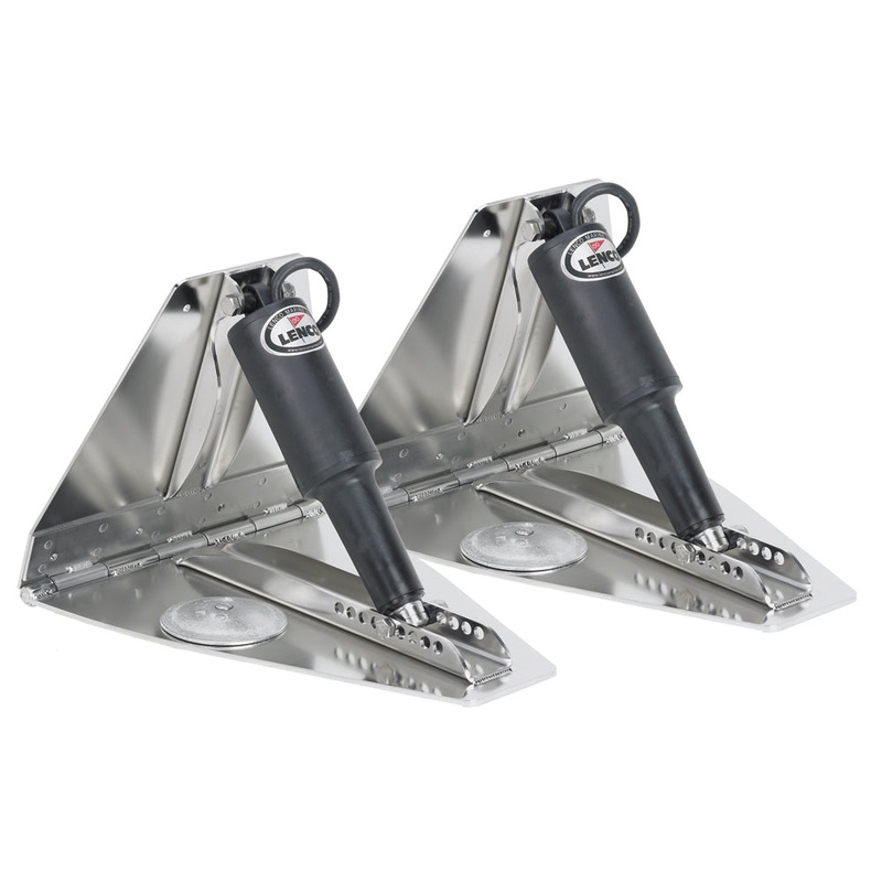 LENCO MARINE 14" x 12" High Performance Trim Tab Kit w/o Switch Kit-12V - Single Actu