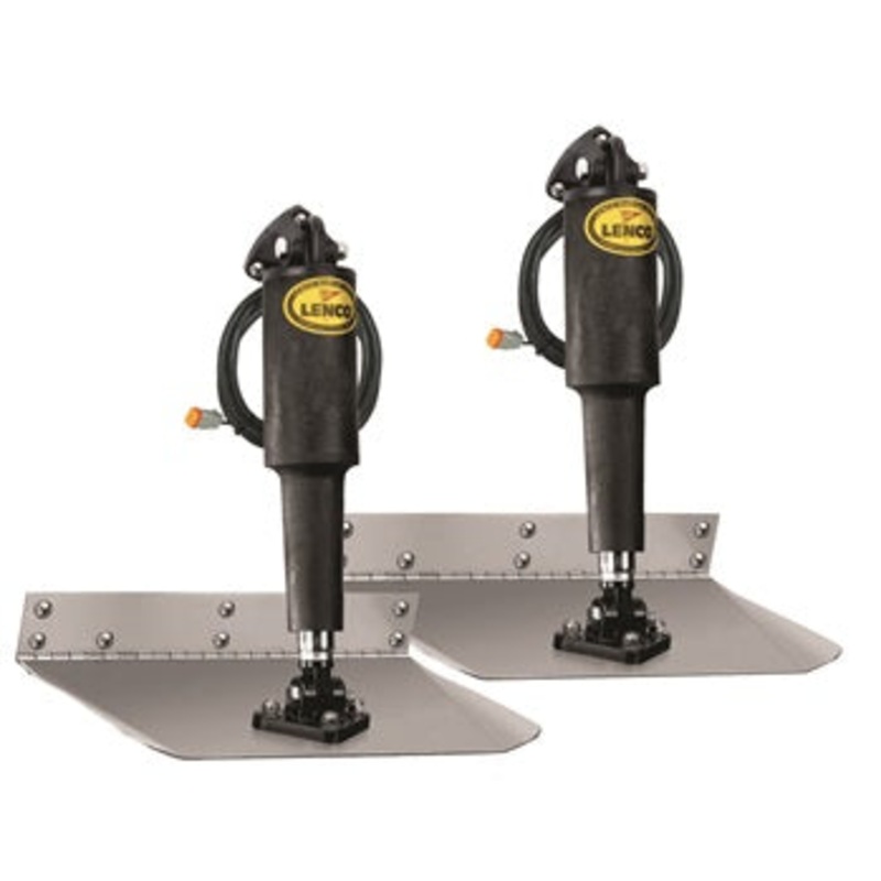 LENCO MARINE 9" X 9" Standard Mount Trim Tab Kit