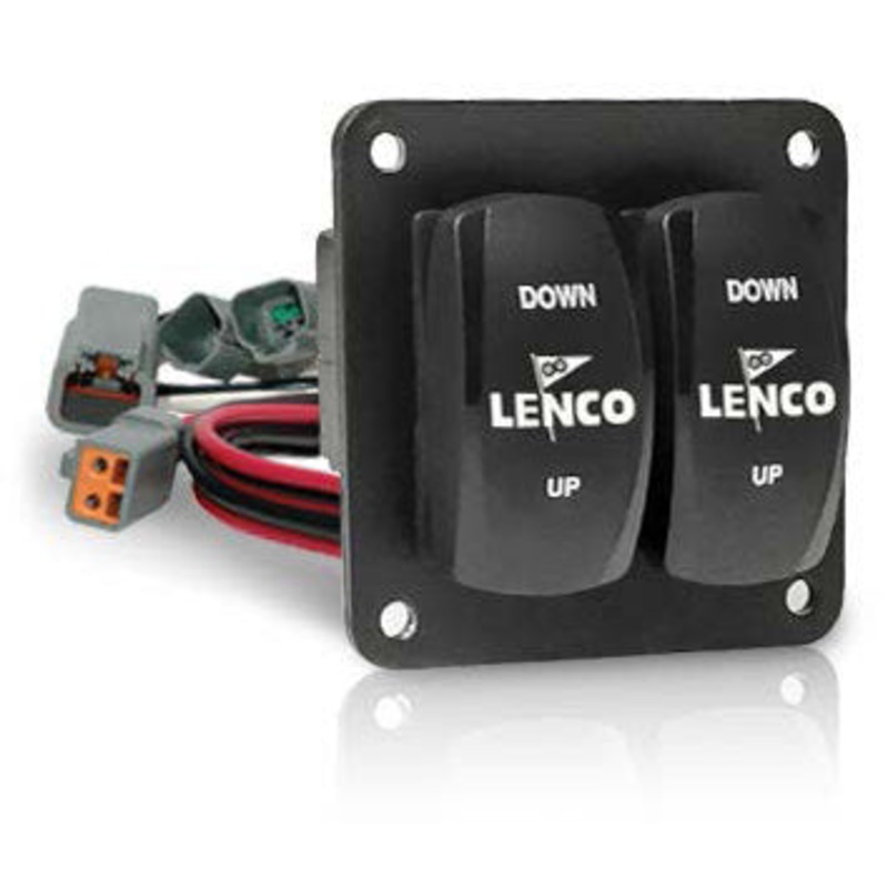LENCO MARINE Double Rocker Switch Kit