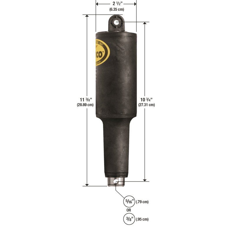 LENCO MARINE LED 101 XD Actuator 2-1/4" Stroke (5.715 cm) - 12-Volt