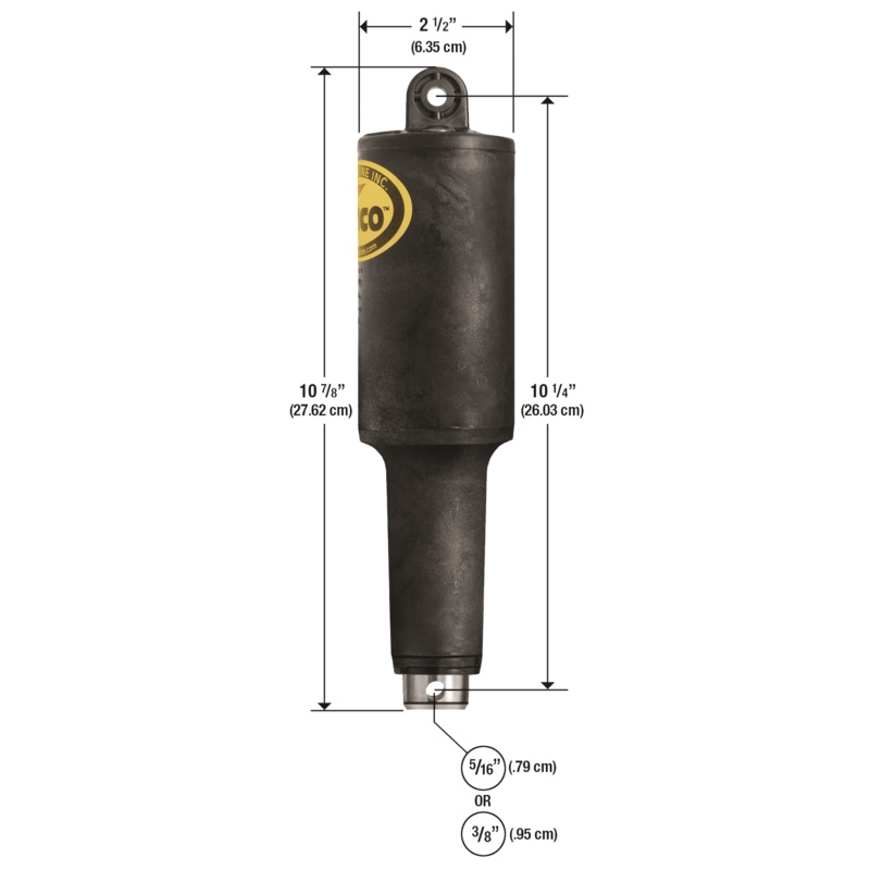 LENCO MARINE LED 101 XDS (Short) Actuator 2-1/4" Stroke (5.715 cm) - 12-Volt