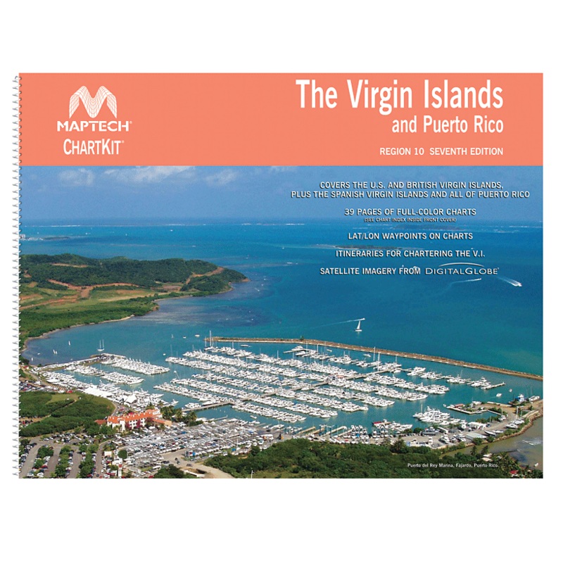 MAPTECH ChartKit Region 10, 7th Edition - The Virgin Islands and Puerto Rico