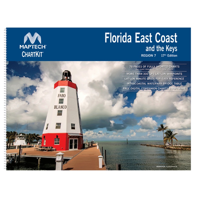 MAPTECH ChartKit Region 7, 17th Edition - Florida East Coast and the Keys
