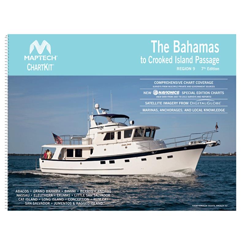 MAPTECH ChartKit Region 9, 7th Edition - The Bahamas to Crooked Island Passage