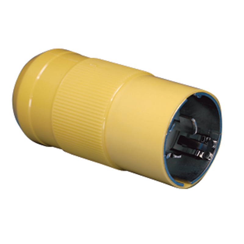 MARINCO 6365CRN Male Plug, 50A 125/250V, Yellow
