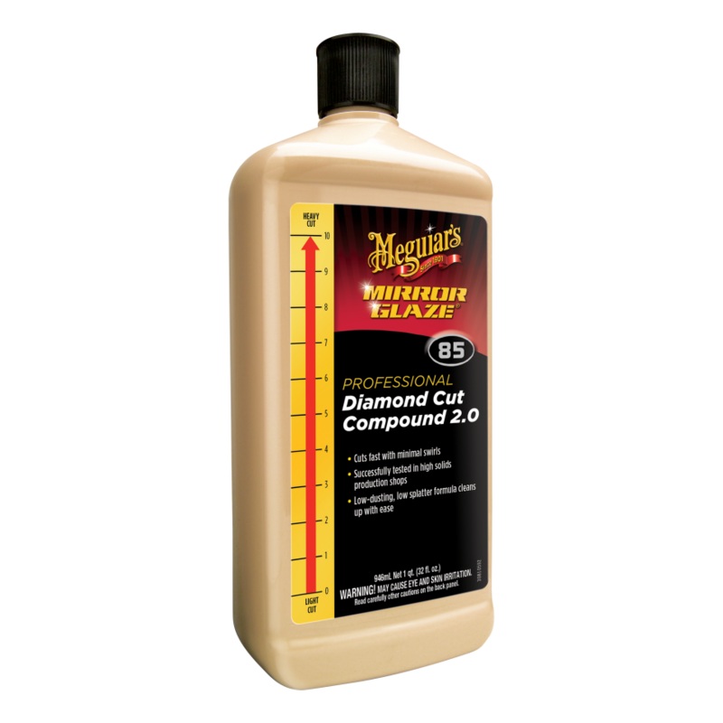 MEGUIAR'S Mirror Glaze Professional Diamond Cut Compound 2.0 32 oz.