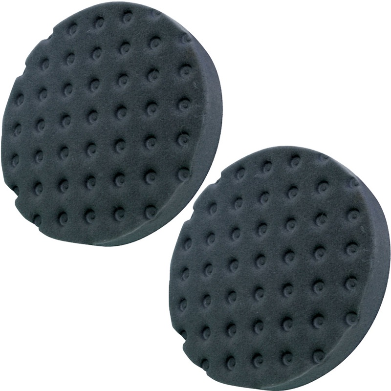 SHURHOLD Pro Polish Black Foam Pad - 2-Pack - 6.5" for Dual Action Polisher