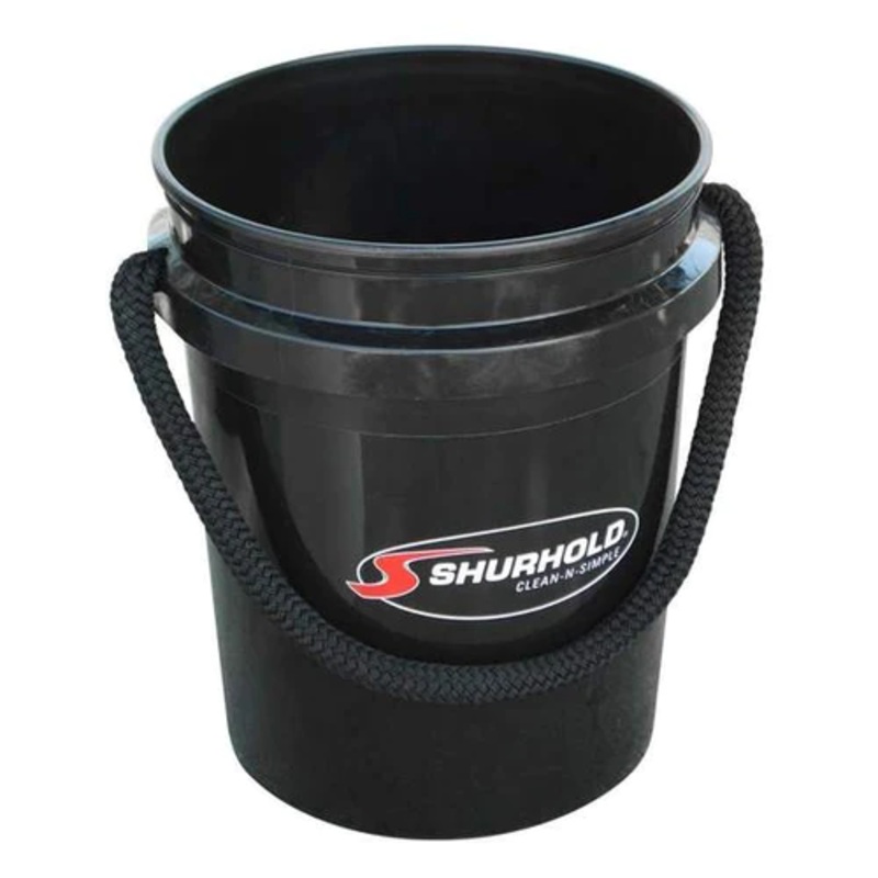 SHURHOLD Rope Handle Bucket - Black
